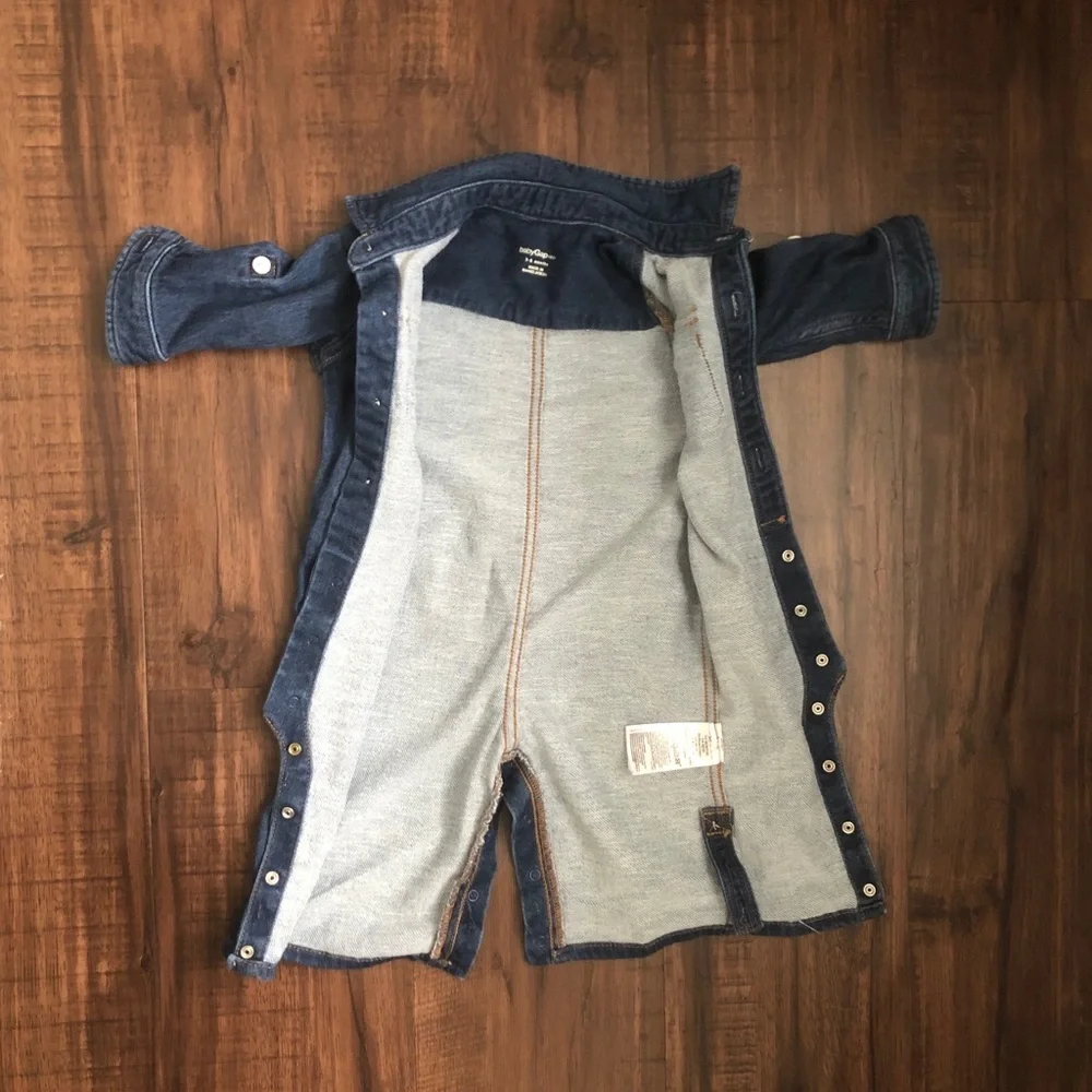 3-6 M GAP Stylish Denim Onesie
